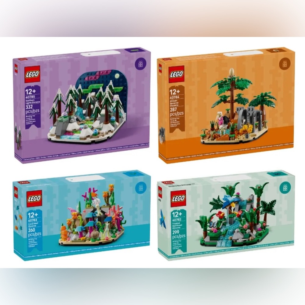 LEGO Wonders of the Natural World Sets 40782, 40783, 40734 & 40785 - NWT